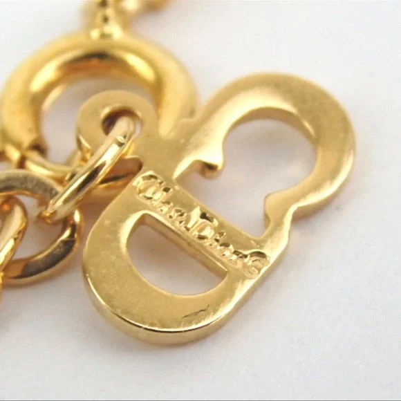 ❌SOLD❌ EUC Authentic Christian Dior Necklace with Rhinestone - Picture 6 of 6